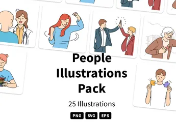 Personnes Pack d'Illustrations