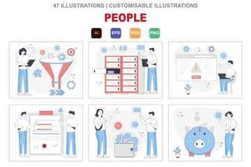 Personnes Pack d'Illustrations