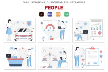 Personnes Pack d'Illustrations