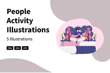 Activité des personnes Pack d'Illustrations