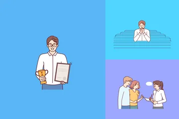 Activité des personnes Pack d'Illustrations