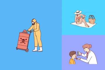 Activité des personnes Pack d'Illustrations