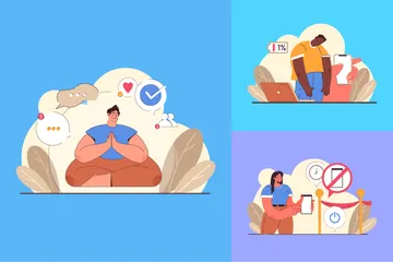 Activité des personnes Pack d'Illustrations