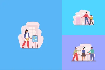 Activité des personnes Pack d'Illustrations