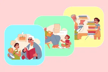 Activité des personnes Pack d'Illustrations