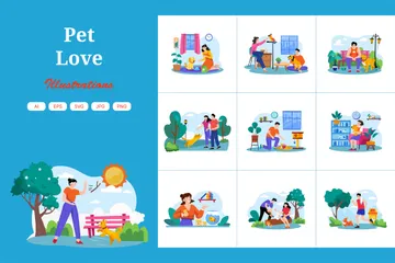 Pet Love Illustration Pack