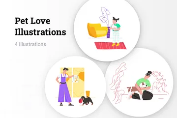 Pet Love Illustration Pack