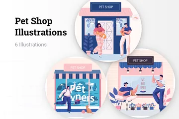 Pet Shop Illustration Pack