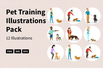 Pet Training Illustration Pack