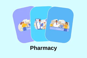 Pharmacie Illustration Pack