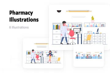 Pharmacie Pack d'Illustrations