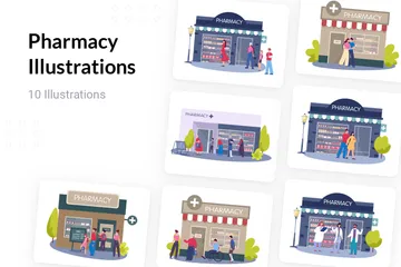 Pharmacy Illustration Pack