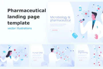 Pharmazeutika Illustrationspack