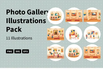 Photo Gallery Illustration Pack