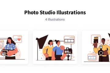 Photo Studio Illustration Pack