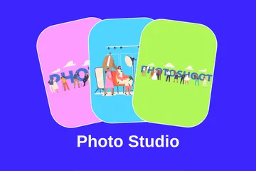 Photo Studio Illustration Pack