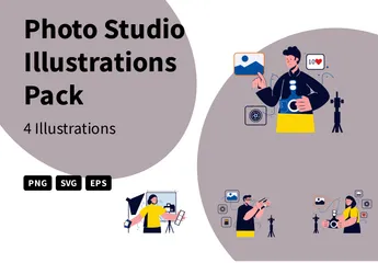 Photo Studio Illustration Pack