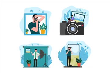 Photographe Pack d'Illustrations