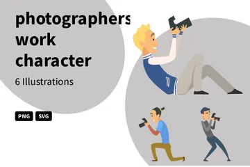 Photographers Illustration Pack