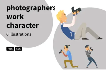 Photographes Pack d'Illustrations