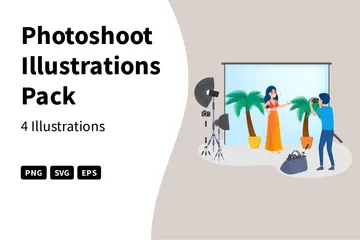 Photoshoot Illustration Pack
