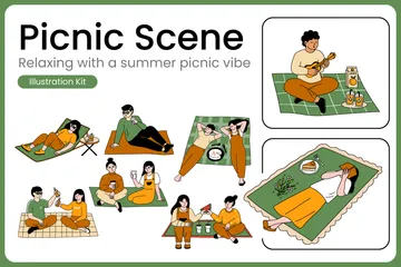 Picknick Illustrationspack