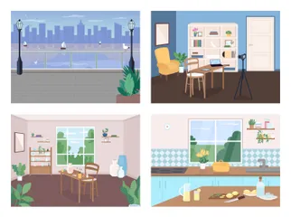 Places For Recreation Illustration Pack