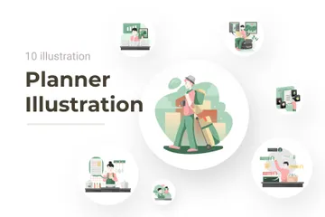 Planificateur Pack d'Illustrations