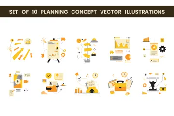 Planning Illustration Pack