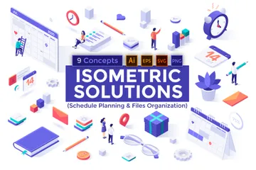 Planning And Organization Illustration Pack