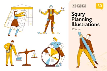 Squry Illustration Bundle