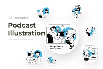 Podcast Episode Illustration Pack