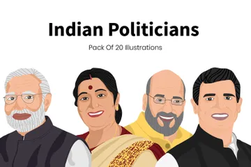Free Politicians Illustration Pack