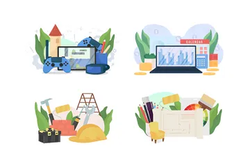 Popular Jobs Illustration Pack