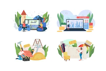 Popular Jobs Illustration Pack