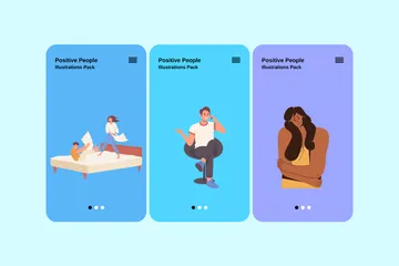 Positive People Illustration Pack