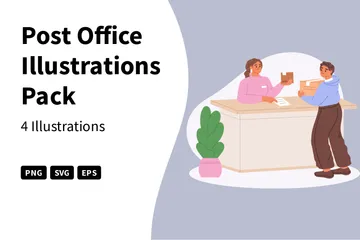 Post Office Illustration Pack