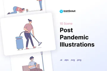 Post Pandemic Illustration Pack