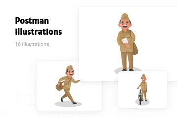 Postman Illustration Pack