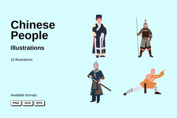 Chineses Pacote de Ilustrações