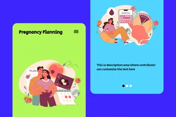 Pregnancy Planning Illustration Pack