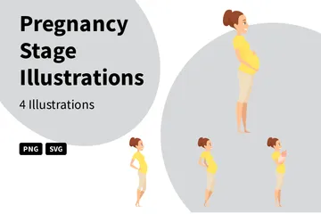 Pregnancy Stage Illustration Pack