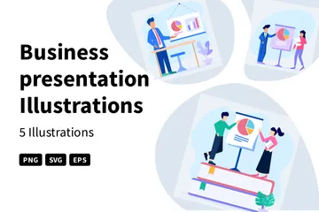 Présentation d'entreprise Pack d'Illustrations