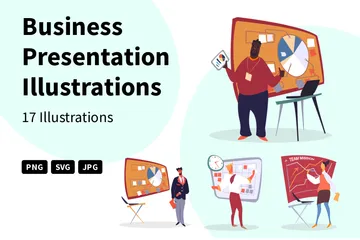 Présentation d'entreprise Pack d'Illustrations