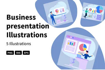 Présentation d'entreprise Pack d'Illustrations