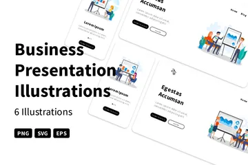 Présentation d'entreprise Pack d'Illustrations