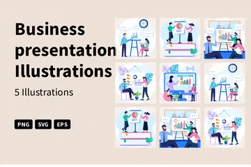 Présentation d'entreprise Pack d'Illustrations