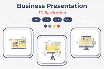 Présentation d'entreprise Pack d'Illustrations