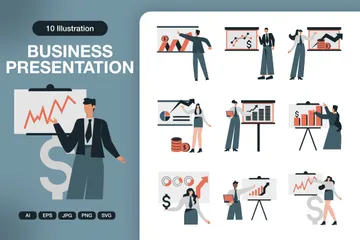 Présentation d'entreprise Pack d'Illustrations