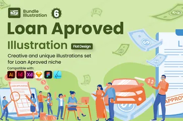 Prêt approuvé Pack d'Illustrations